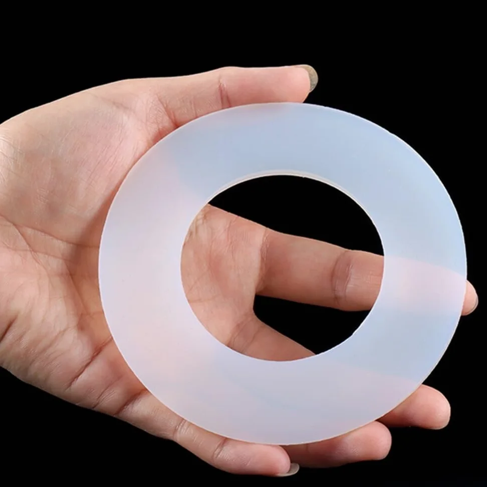 10 Uds. Juntas tóricas de silicona blanca de 3mm de espesor juntas planas for sellado de válvula de grifo(325x378x3mm)