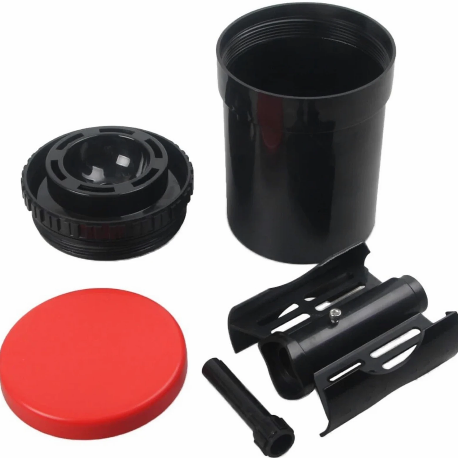 Tanque de de Película Depósito Cubeta con Espiral Plástico Resistente y Medición Adecuado para Cuarto Oscuro