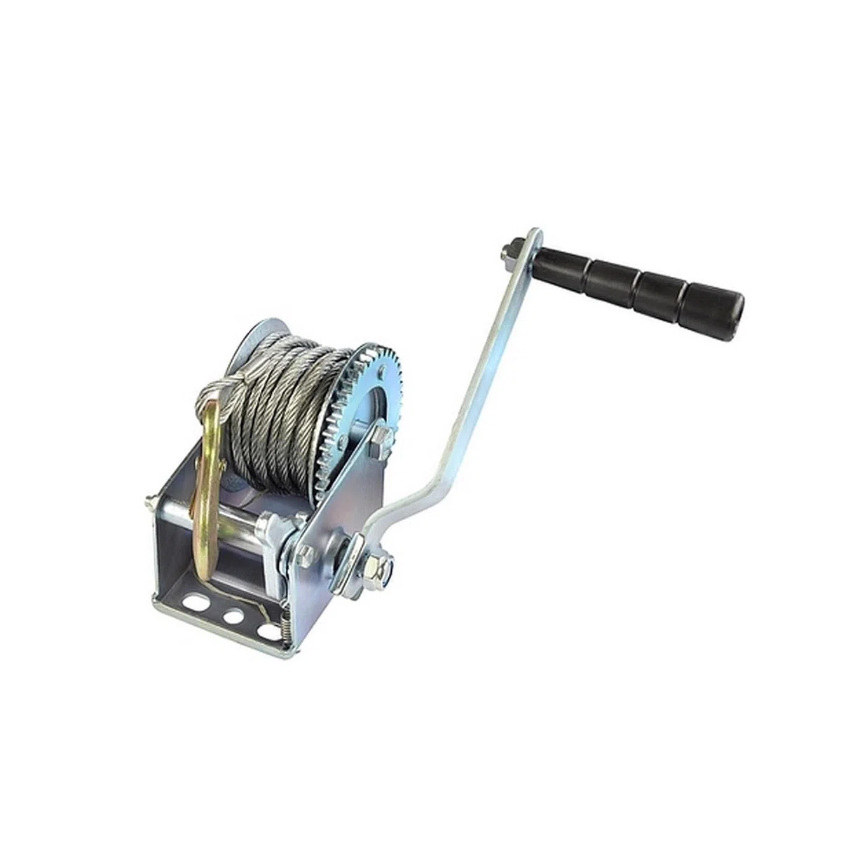 Cabrestante manual manual, piezas de repuesto manuales duraderas de 800 lb, accesorios con ganchos, cable de repuesto fácil de usar, cabrestante de remolque for coche,Duradero y confiable