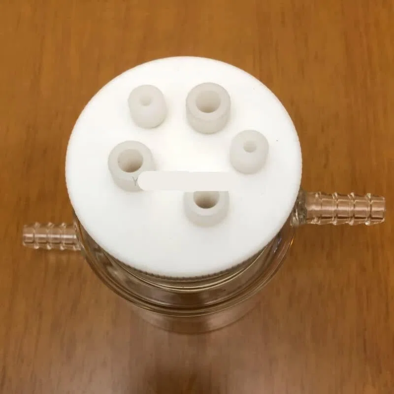 Dispositivo de laboratorio de cubierta de PTFE, reactor de células electrolíticas selladas con baño de agua de doble capa, 30-1000ml(200ml)