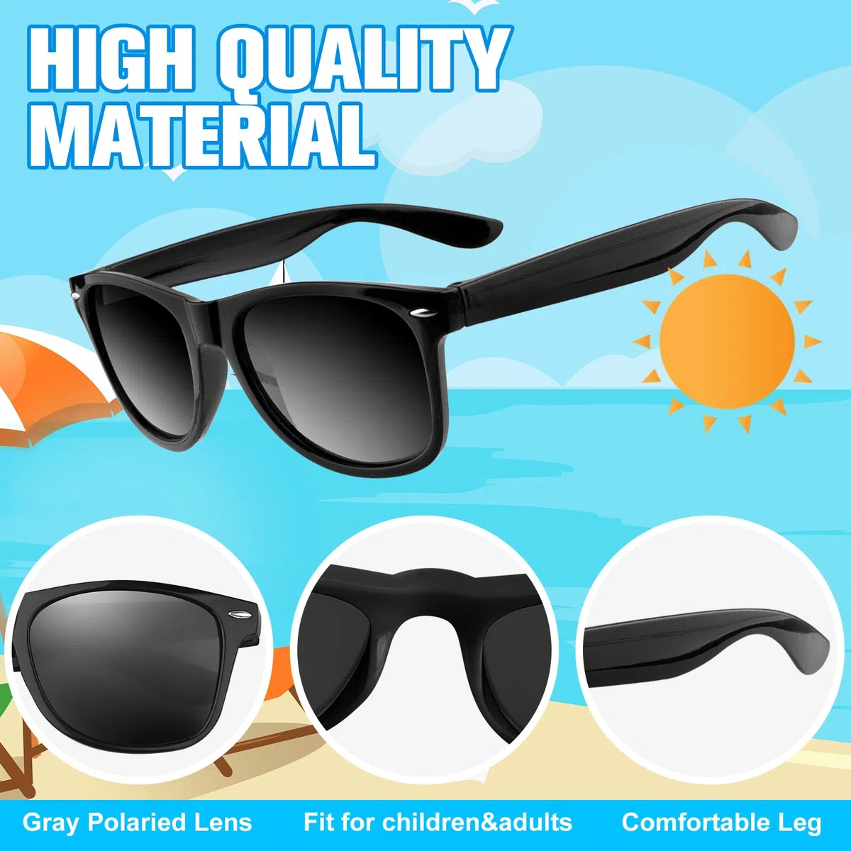 ASTARON 12 Piezas Gafas de Sol de Fiesta, Gafas de Sol de Fiesta Retro para Hombres y Mujeres Suministros de Fiesta de Neón para Fiestas de Bodas en la Playa Piscina