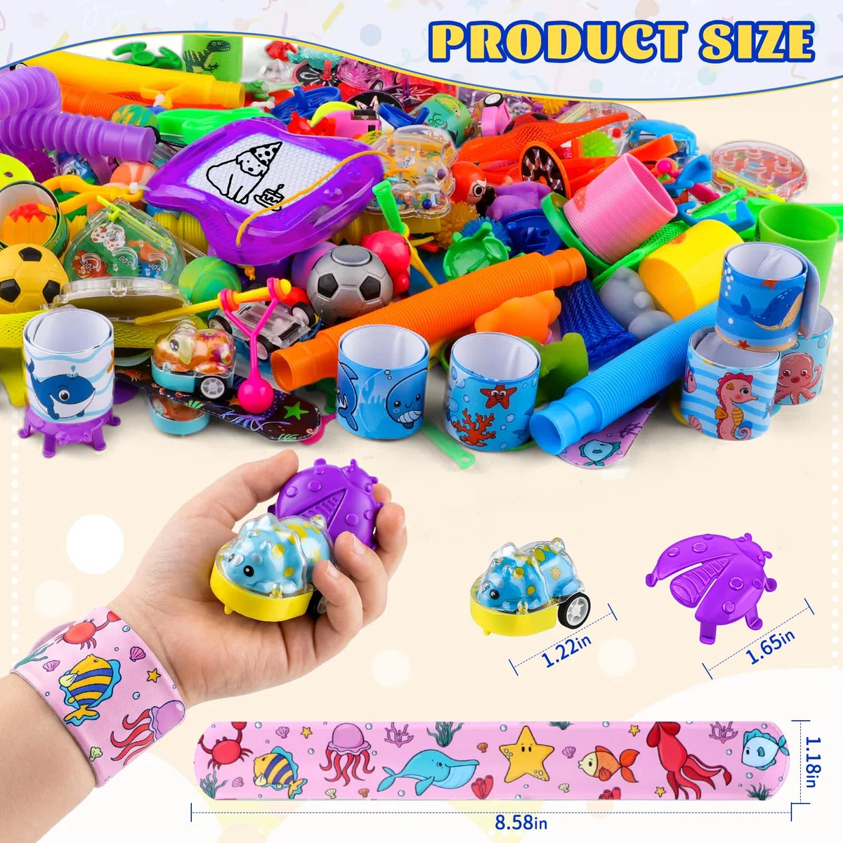 AmyBenton 120 Piezas relleno piñatas de cumpleaños infantil, Juguetes Piñata Brindes Aniversario Infantil Pack Regalos Bolsitas Cumpleaños Infantiles fiesta sorpresas para invitados Niños y Niñas