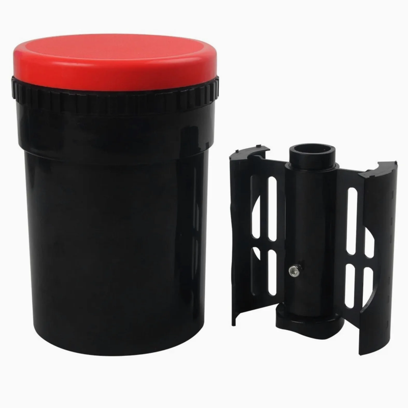 Tanque de de Película Depósito Cubeta con Espiral Plástico Resistente y Medición Adecuado para Cuarto Oscuro
