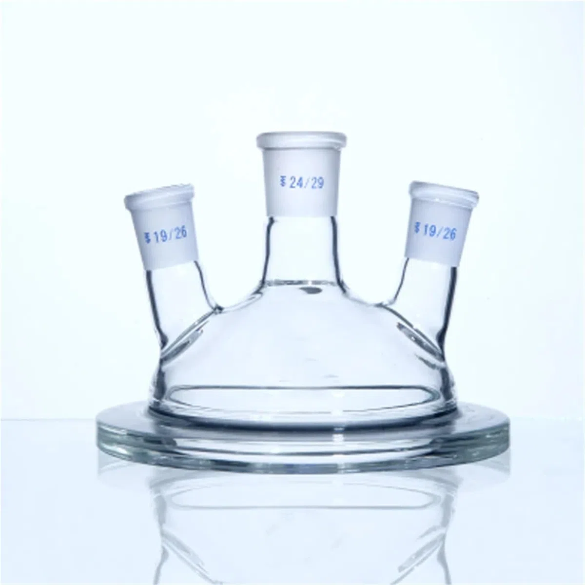 Matraz Graduado de Vidrio borosilicato, Laboratorio Reactor de Vidrio Marmita de reacción Tres o Cuatro Bocas Alambique de reacción de Vidrio Matraz Vaso de precipitados(5000mL Vessel)