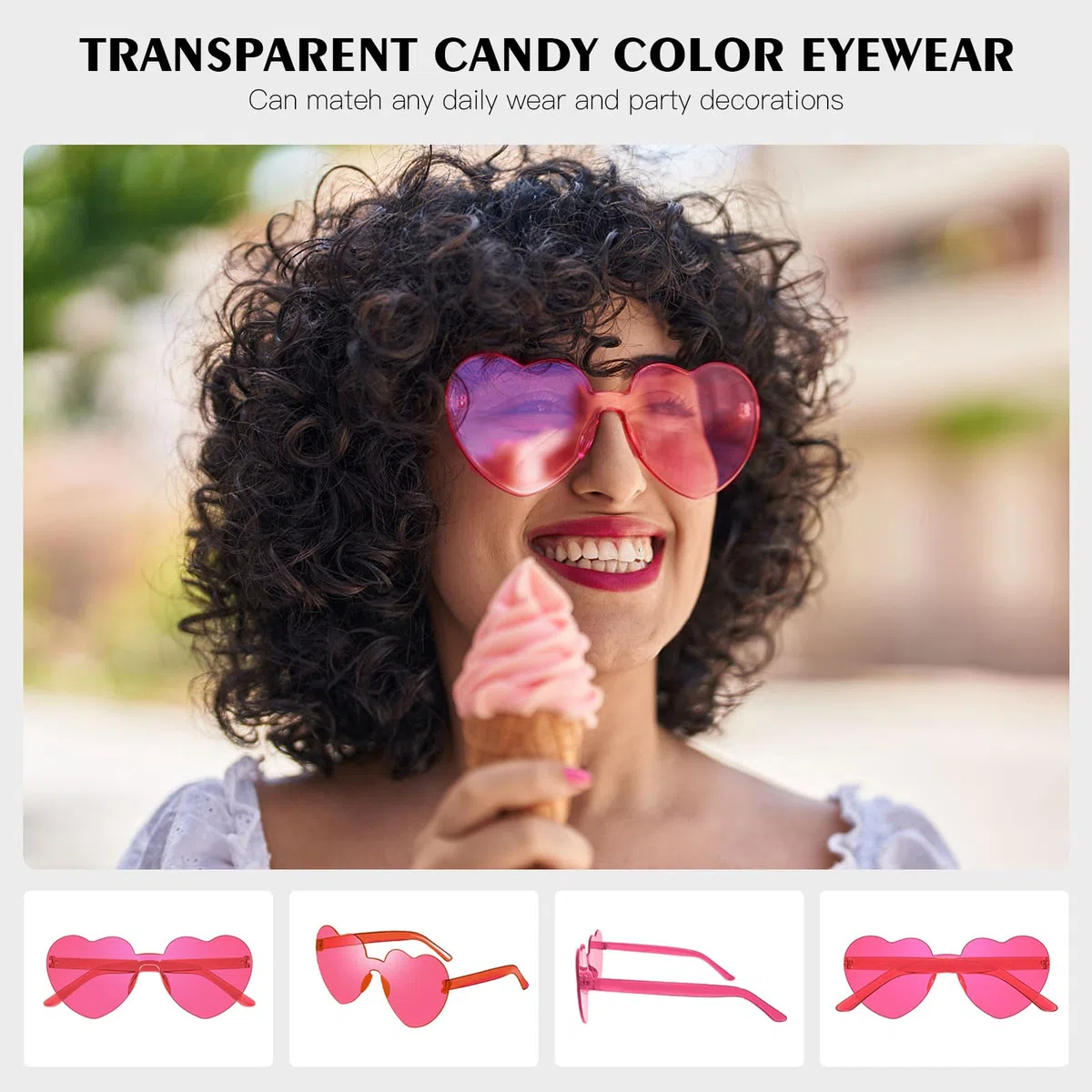 40 lentes de sol de estilo mixto sin montura retro de colores para fiesta, divertidos, sin montura para piscina, accesorios para disfraz de soltero