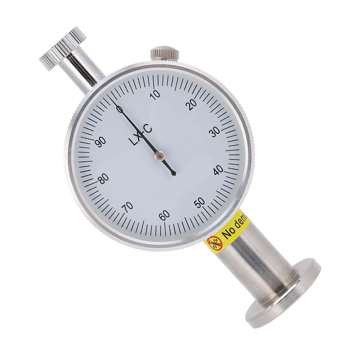 LX - C - Probador de dureza durómetro de 1 orilla, esclerómetro portátil con absorción de impactos de alambre de aceite de latón, medidor de medición para caucho, plástico, cera,