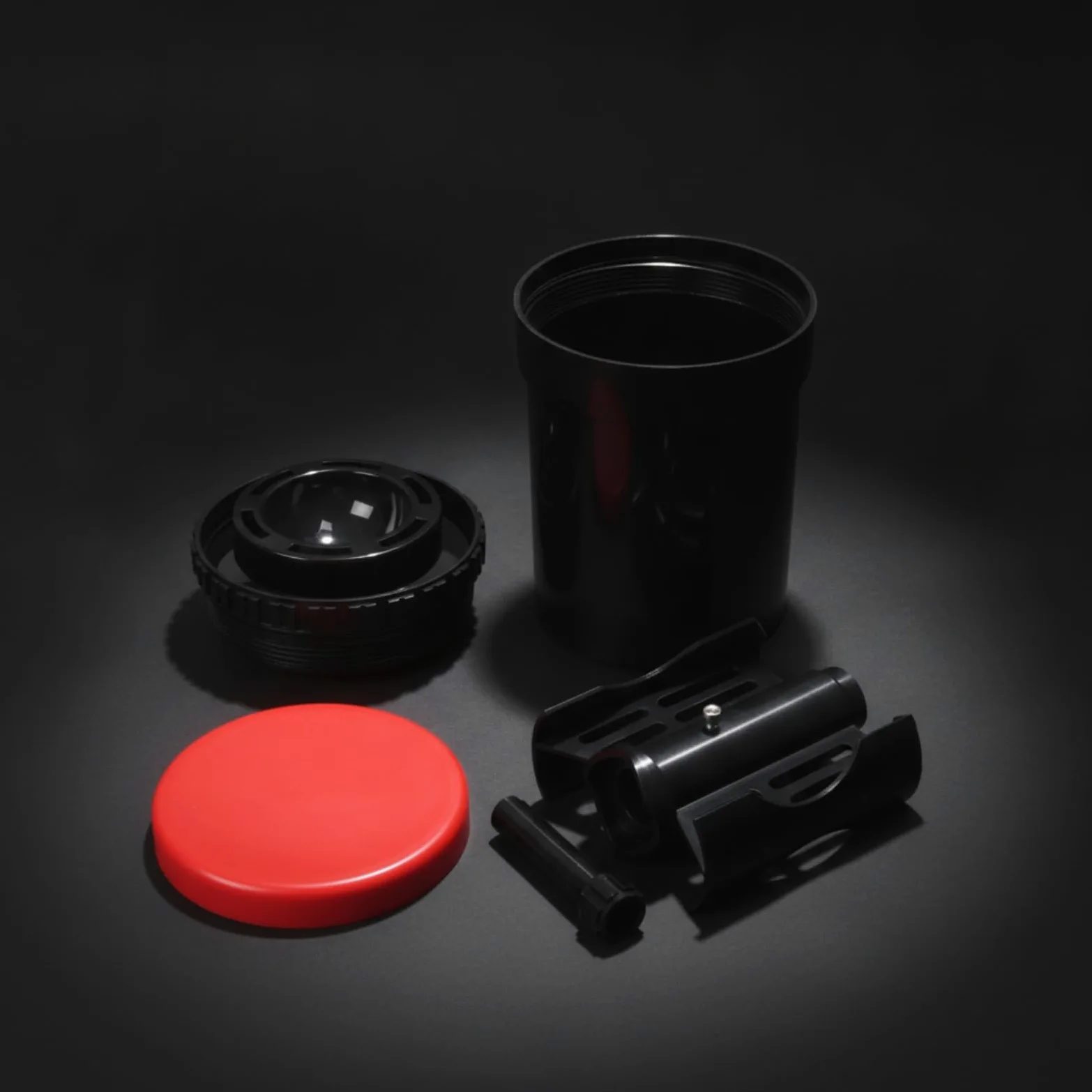 Tanque de de Película Depósito Cubeta con Espiral Plástico Resistente y Medición Adecuado para Cuarto Oscuro