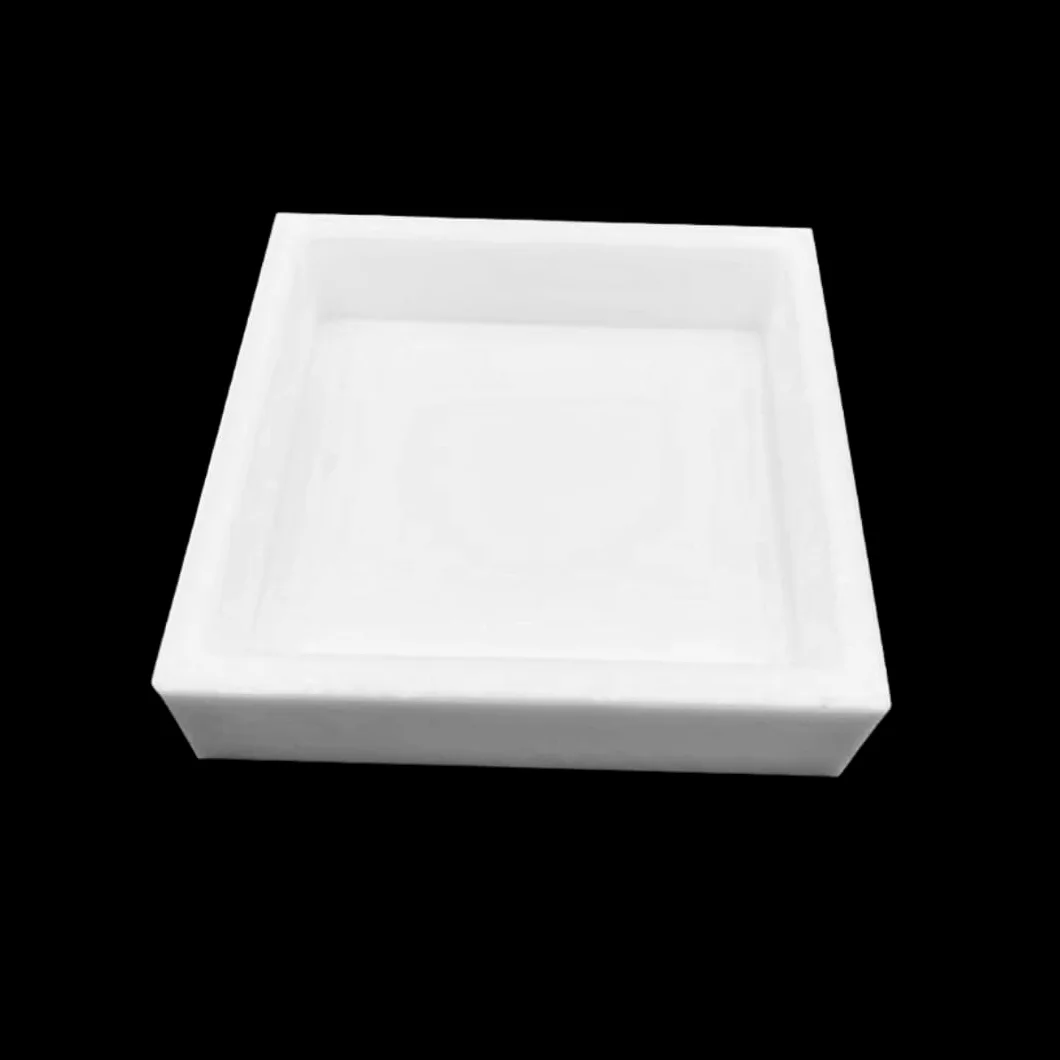 Placa cuadrada de PTFE, de evaporación de 15 mm de profundidad, 1 pieza(110x110x15mm)