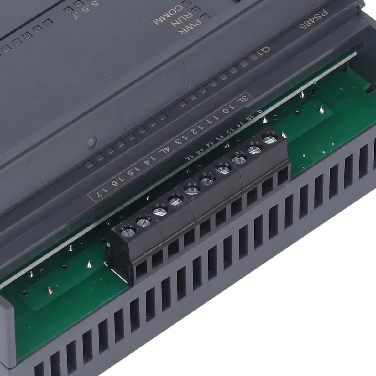 Controlador PLC Tablero de control lógico programable con salida digital de relé de 16 canales y comunicación RTU, incluye carcasa, módulo de adquisición de señal de equipo de