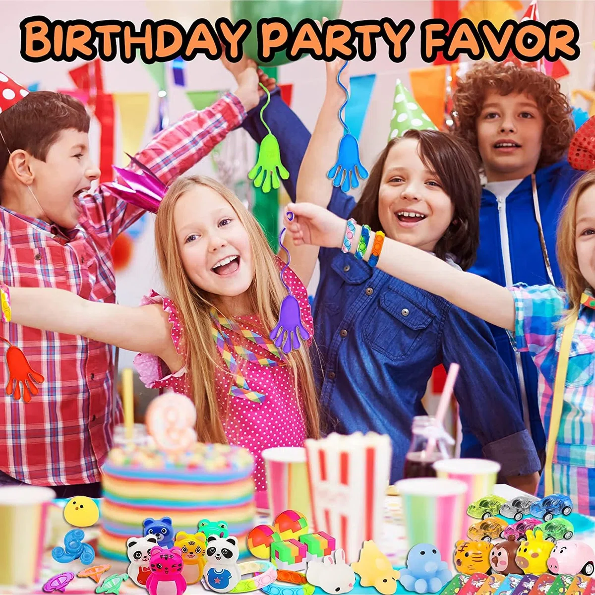 122 Piezas Juguetes de Fiesta a Granel, Relleno Piñata Cumpleaños Infantil,Bolsas de Regalo de Fiestas Partido Regalos con Dinosaurio Tatuajes Niños,Regalo Juguetes Rellenar Bolsas de Fiesta a Granel
