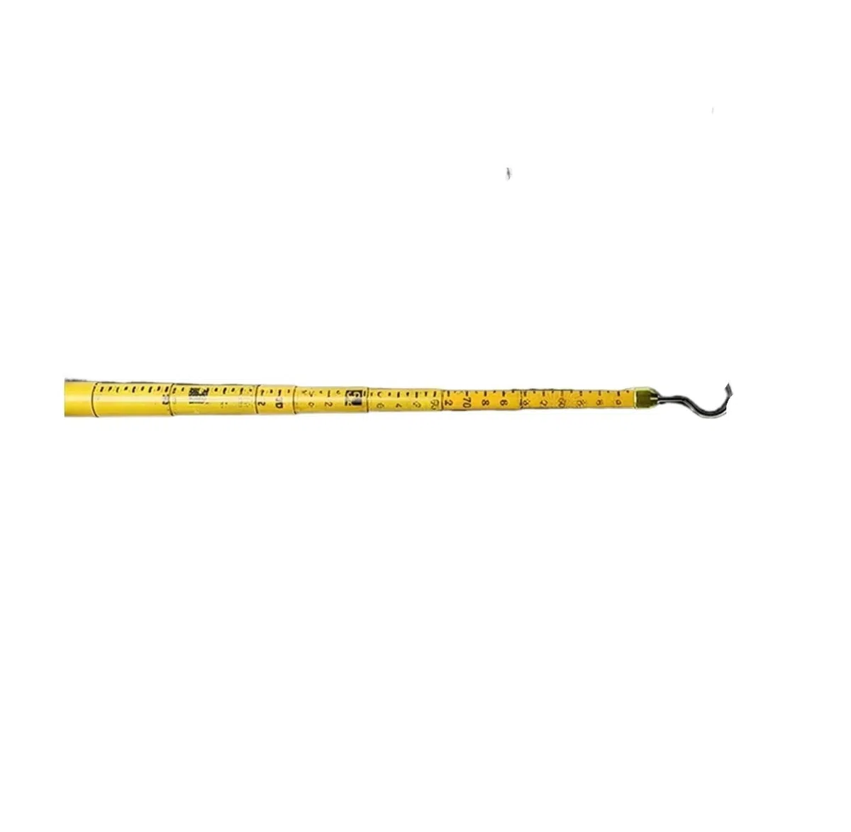 Varilla de medición de alto voltaje: poste de altura telescópico portátil for trabajadores de telecomunicaciones y linieros(Yellow,6m)