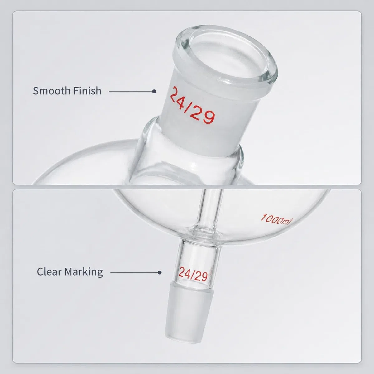 Trampa Antichoque Borosilicato Evaporador Rotativo-1000ml-29/32 24/29