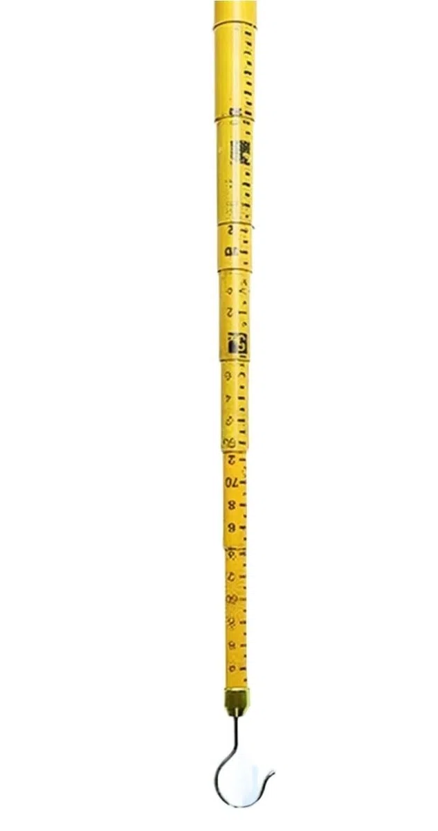 Varilla de medición telescópica ajustable: varilla de altura aislada de resina for mediciones seguras y precisas de hasta 59 pies(Yellow,800cm)