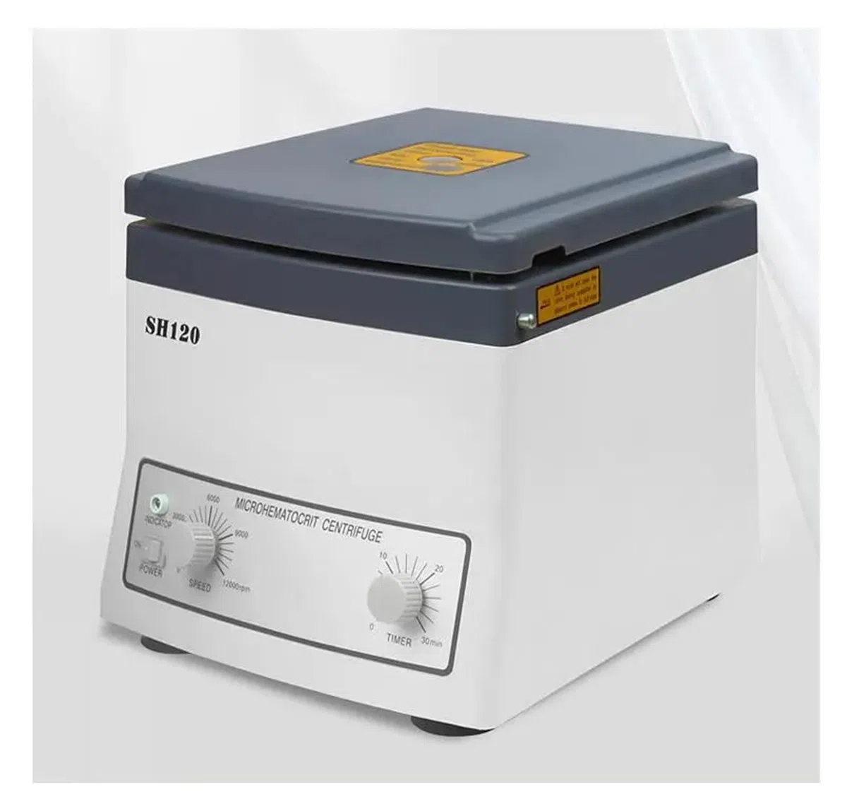 Centrífuga Capilar SH120 For Microhematocrito, For Laboratorio Escolar, Sangre, PRP, 15300 X G, Con 24 Tubos