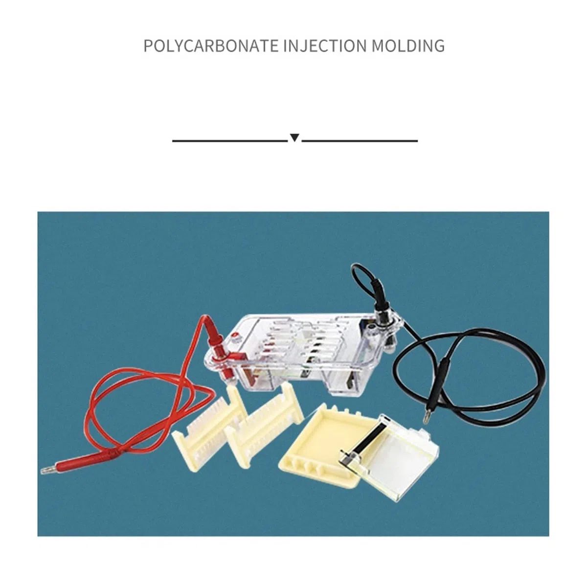 Equipo Electroforesis, Tanque De Electroforesis Prueba Biomolecular Laboratorio Instrumento Horizontal Agarosa DYCP-31BN