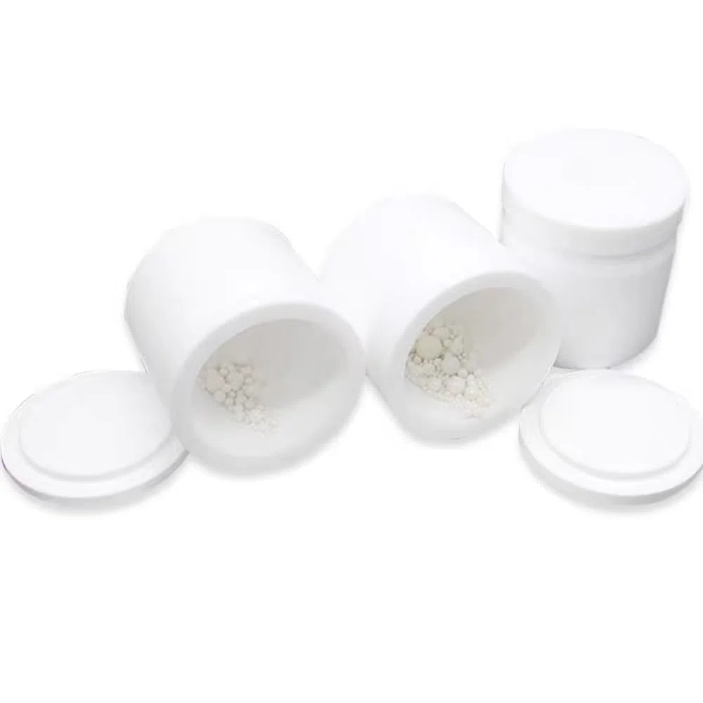 Tarro de molienda de PTFE for molino de bolas planetario, tarro de molino de laboratorio de 250 ml con tapa, tarro de politetrafluoroetileno(1000mL)