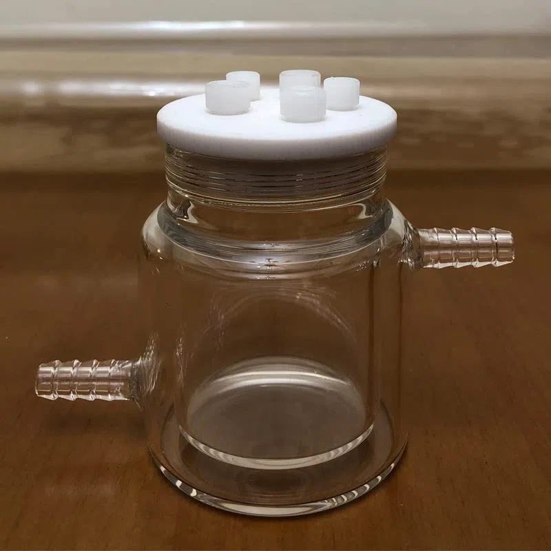 Dispositivo de laboratorio de cubierta de PTFE, reactor de células electrolíticas selladas con baño de agua de doble capa, 30-1000ml(200ml)