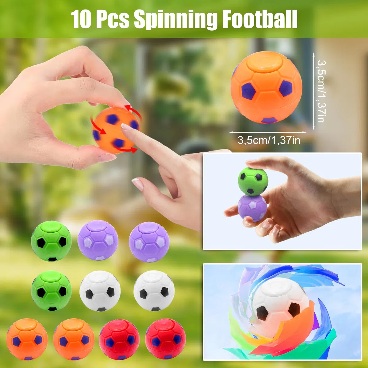 112 pcs Artículos de Fiesta Fútbol de Cumpleaños, Regalos para Niños, Relleno Piñata de Cumpleaños con Llavero Futbol, Silbato, Bolsa de Regalo, Fútbol Gyro