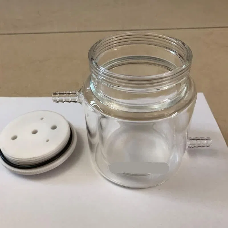 Dispositivo de laboratorio de cubierta de PTFE, reactor de células electrolíticas selladas con baño de agua de doble capa, 30-1000ml(200ml)