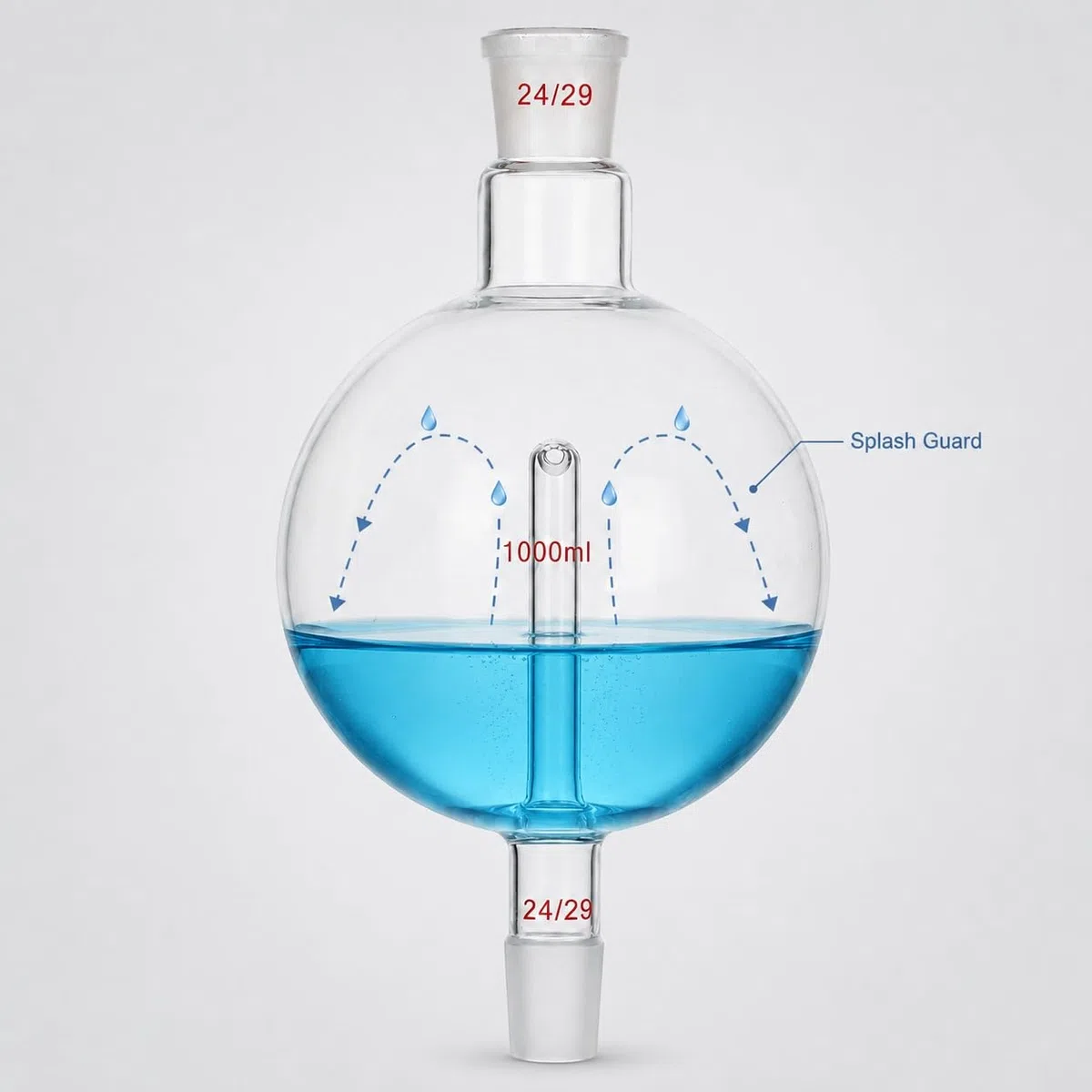 Trampa Antichoque Borosilicato Evaporador Rotativo-1000ml-29/32 24/29