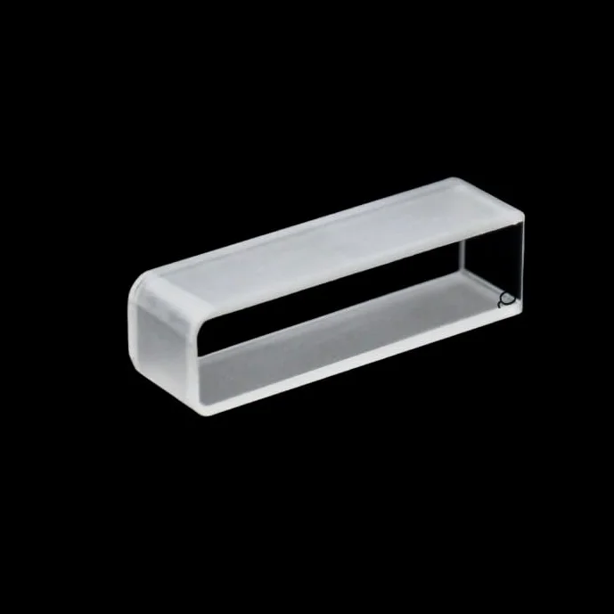 Cubeta de cuarzo de 10 mm, 3,5 ml, paquete de 2, transparente de doble cara, celdas de espectrofotómetro de 190-2500 nm