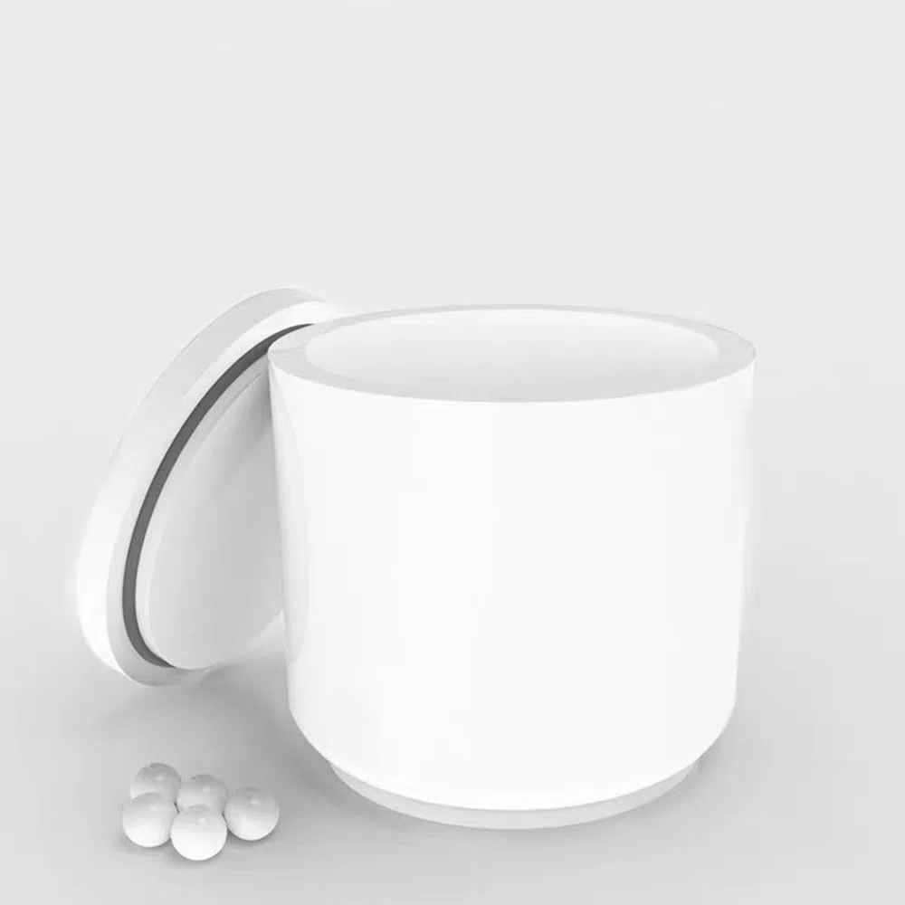 Tarro de molienda de PTFE for molino de bolas planetario, tarro de molino de laboratorio de 250 ml con tapa, tarro de politetrafluoroetileno(1000mL)
