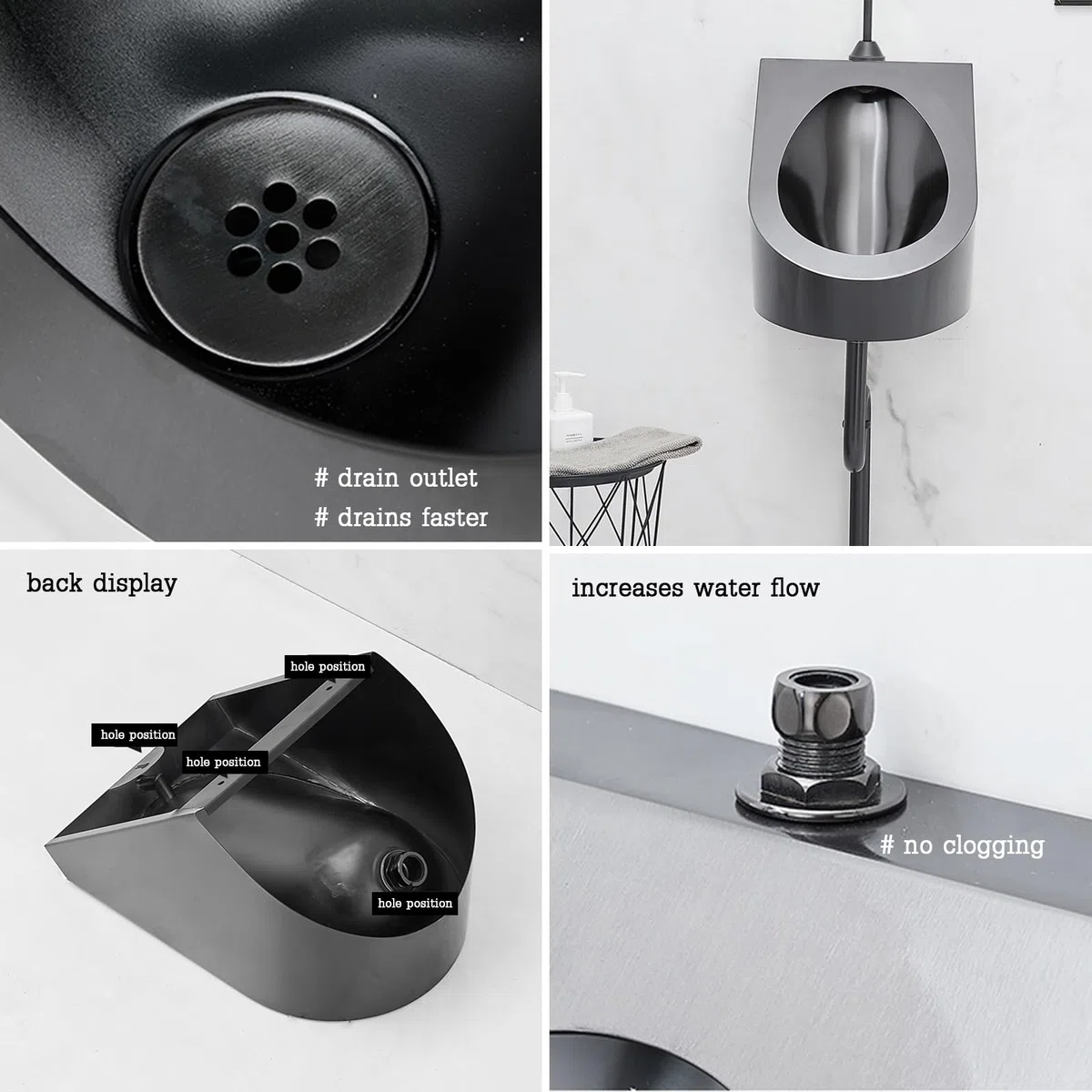 Urinario de acero inoxidable 304, inodoro con sensor para baños de hombres, diseño inteligente para baños, karaoke, bares, hoteles y espacios comerciales