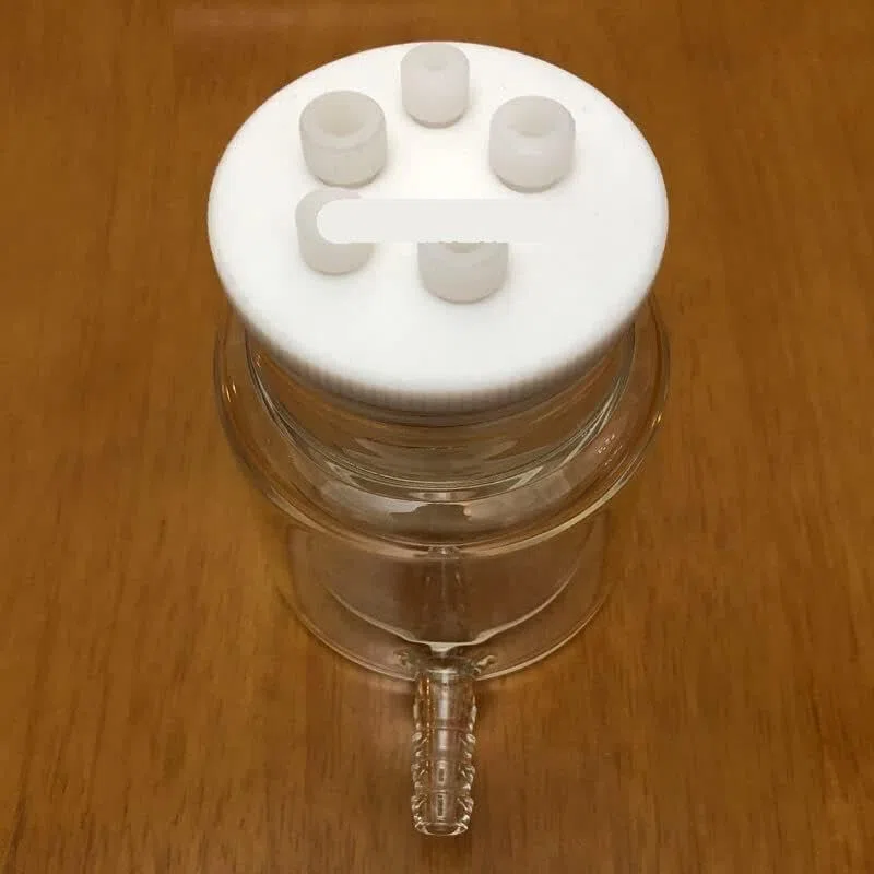 Dispositivo de laboratorio de cubierta de PTFE, reactor de células electrolíticas selladas con baño de agua de doble capa, 30-1000ml(200ml)